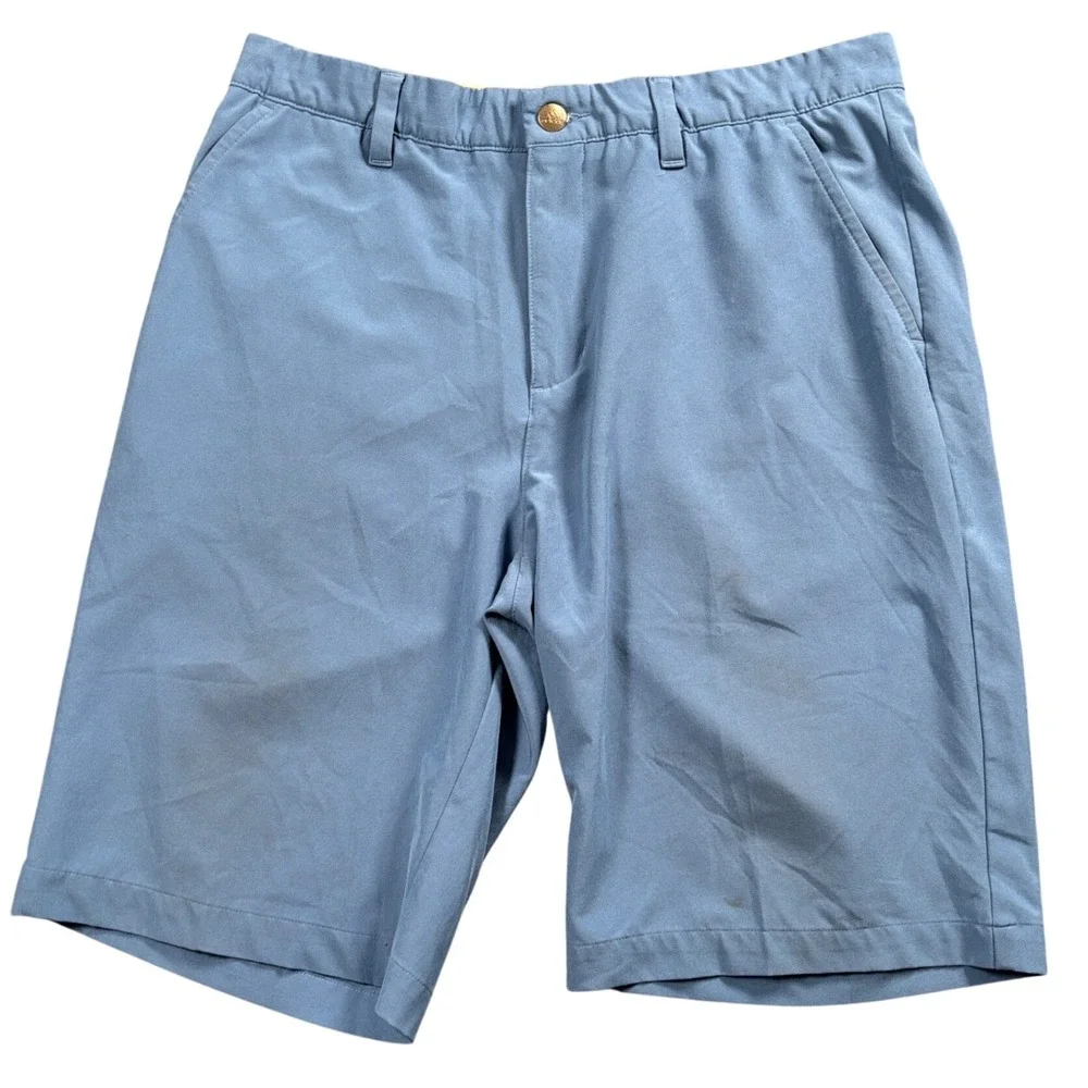 Adidas Golf‎ Short Men 31 (Tagged 32) Blue Performance Stretch Sportswear